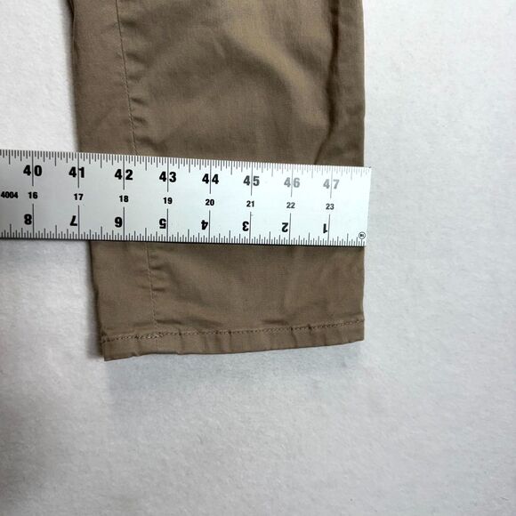 Allsaints Park Chino Pants Mens 32x29 Khaki Slim Straight Button Fly Preppy City - Picture 10 of 12